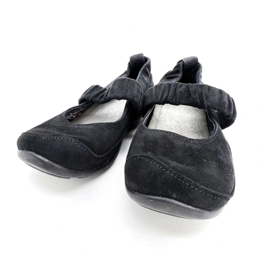 Dansko Shoes ‘Chrissy’ Mary Jane Suede Leather Black Size 36 = 5.5 - 6